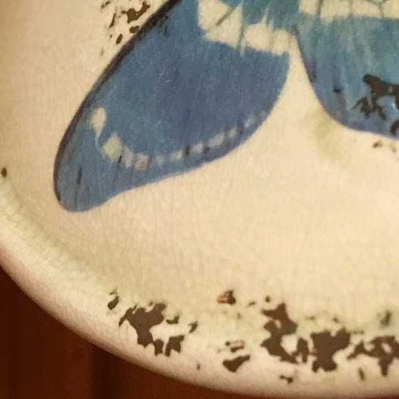 Creative Co-op House in the Country Butterfly Round Dish Container trinket Bowl - Picture 12 of 12